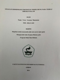 Image of Tinjauan Kriminologi Prostitusi  Terselubung Pada Tempat Hiburan Malam