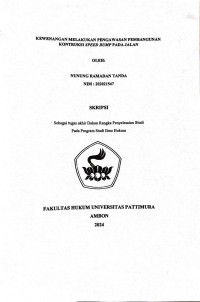 Image of Kewenangan Melakukan Pengawasan 
Pembangunan Kontruksi Speed Bump