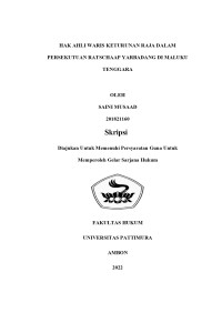 Image of Kedudukan Dan Hak Ahli Waris Terhadap Harta Warisan Menurut KItab Undang-Undang Hukum Perdata (KUHPerdata)