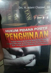 Image of Hukum Pidana Positif Penghinaan