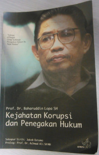 Image of Kejahatan Korupsi Penegakan Hukum