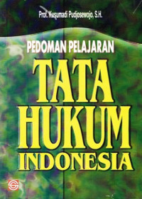 Image of Pedoman Pelajaran Tata Hukum Indonesia
