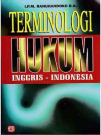 Image of Terminologi Hukum Inggris - Indonesia