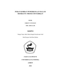 Image of Peran Korban Pemerkosaan Dalam Membantu Proses Penyidikan