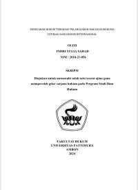 Image of “Penegakan Hukum Terhadap Pelanggaran Hak Asasi 
Manusia Ditinjau Dari Hukum Internasional