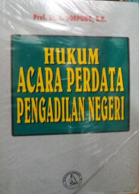 Image of Hukum Acara Perdata Pengadilan Negeri
