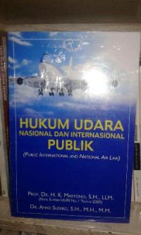Image of Hukum Udara Nasional Dan Internasional Publik (Public International And National Air Law)