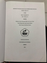 Image of “Konflik 
Tanah di Amahai yang Diselesaikan Secara Kekeluargaam”,