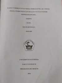 Image of Kajian Yuridis Putusan Bebas Terhadap Pelaku Tindak Pidana Pembunuhan 
(Studi Kasus Putusan Nomor 454/Pid.B/2024/Pn.Sby).