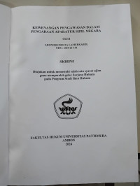 Image of Kewenangan Pengawasan 
Dalam Pengadaan Aparatur Sipil Negara