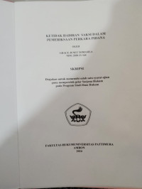 Image of Ketidak Hadiran Saksi Dalam 
Pemeriksaan  Perkara Pidana