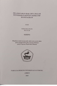 Image of Pelanggaran Hak Cipta Dalam 
Penyebaran Konten Eksklusif Di Instagram,
