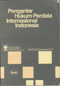Image of Pengantar Hukum Perdata Internasional Indonesia