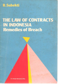 Image of The Law of Contracts In Indonesia Remedies of Breach