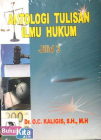 Image of Antologi Tulisan Ilmu Hukum Jilid 3