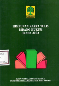 Image of Himpunan Karya Tulis Bidang Hukum