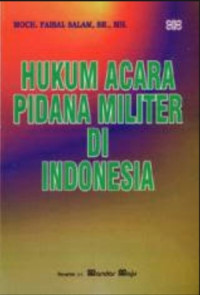 Image of Hukum Acara Pidana Militer Di Indonesia