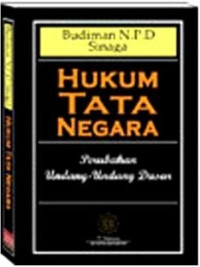 Image of Hukum Tata Negara : Perubahan Undang-Undang Dasar