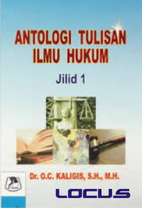Image of Antologi Tulisan Ilmu Hukum Jilid 1