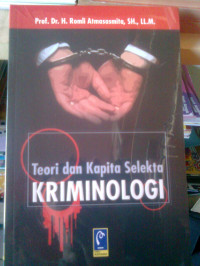 Image of Teori Dan Kapita Selekta Kriminologi