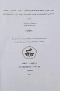 Image of Penyalahgunaan Data Pribadi Nasabah Bank Dikaitkan Dengan Perlindungan Konsumen Sektor Jasa Keuangan