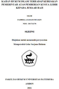 Image of Kajian Hukum Islam Terhadap Kebijakan Pemeritah Atas Pemberian Kuota Lebih Kepada Jemaah Haji