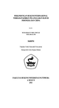Image of Perlindungan Hukum Internasional Terhadap Korban Pelanggaran HAM Di Indonesia Dan China