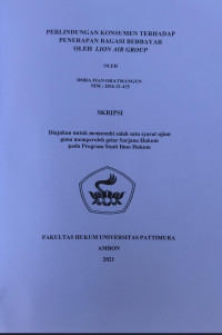 Image of Perlindungan Konsumen Terhadap Penerapan Bagasi Berbayar Oleh Lion Air Group