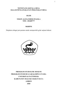 Image of Wewenang Kepala Desa Dalam Pengangkatan Perangkat Desa