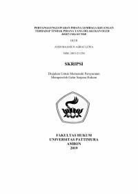Image of Pertanggungjawaban Pidana Lembaga Keuangan Terhadap Tindak Pidana yang Dilakukan oleh Debt Collector