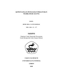Image of Kewenangan Penggujian Peraturan Mahkamah Agung