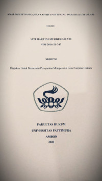 Image of Analisis Penanganan Covid-19 Ditinjau Dari Hukum Islam