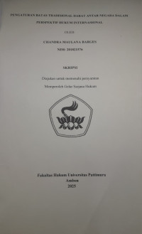 Image of Pengaturan Batas tradisional darat antar negara dalam perspektif hukum internasional