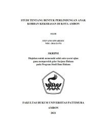 Image of Studi Tentang Bentuk Perlindungan Anak Korban Kekerasan Di Kota Ambon