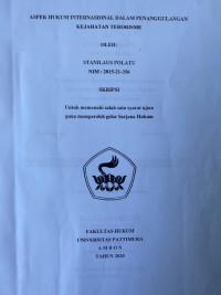 Image of Aspek Hukum Internasional Dalam Penanggulangan Kejahatan Terorisme