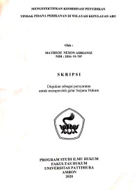 Image of Mengefektifkan Koordinasi Penyidikan Tindak Pidana Perikanan Di Wilayah Kepulauan Aru