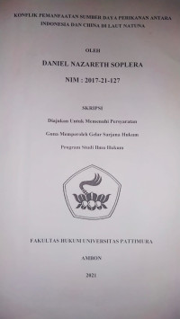 Image of Konflik Pemanfaatan Sumber Daya Perikanan Antara Indonesia Dan China Di Laut Natuna