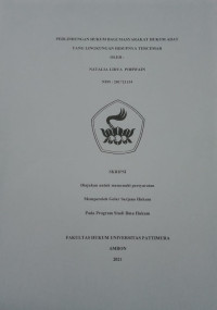 Image of Perlindungan Hukum Bagi Masyarakat Hukum Adat Yang Lingkungan Hidupnya Tercemar