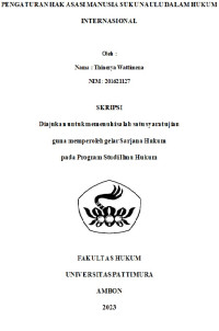 Image of Eksistensi Suku Naulu Dalam Perspektif Hak Asasi Manusia