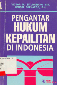Image of Pengantar Hukum Kepailitan Di Indonesia