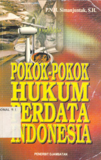 Pokok-Pokok Hukum Perdata Indonesia