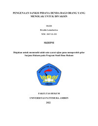 Image of Pengenaan Sanksi Pidana Denda Bagi Orang Yang Menolak Untuk Divaksin