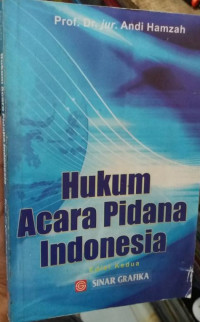 Image of Hukum Acara Pidana Indonesia