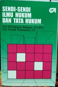 Image of Sendi-Sendi Ilmu Hukum Dan Tata Hukum