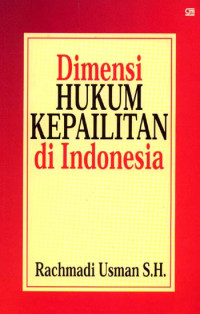 Image of Dimensi Hukum Kepailitan Di Indonesia