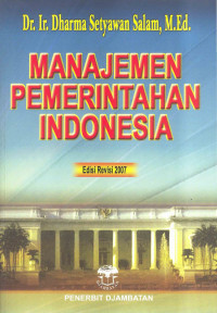 Image of Manajemen Pemerintahan Indonesia