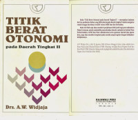 Image of Titik-Titik Berat Otonomi Pada Daerah Tingkat II