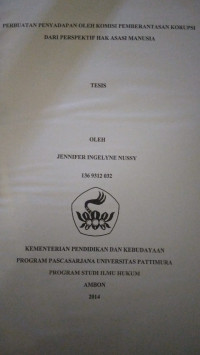 Image of Perbuatan Penyadapan Oleh Komisi Pemberantasan Korupsi Dari Perspektif Hak Asasi Manusia