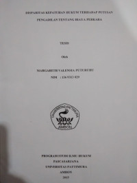 Image of Disparitas Kepatuhan Hukum Terhadap Putusan Pengadilan Tentang Biaya Perkara