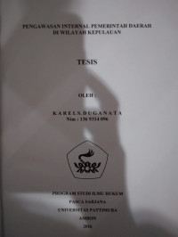 Image of Pengawasan Internal Pemerintah Daerah Di Wilayah Kepulauan